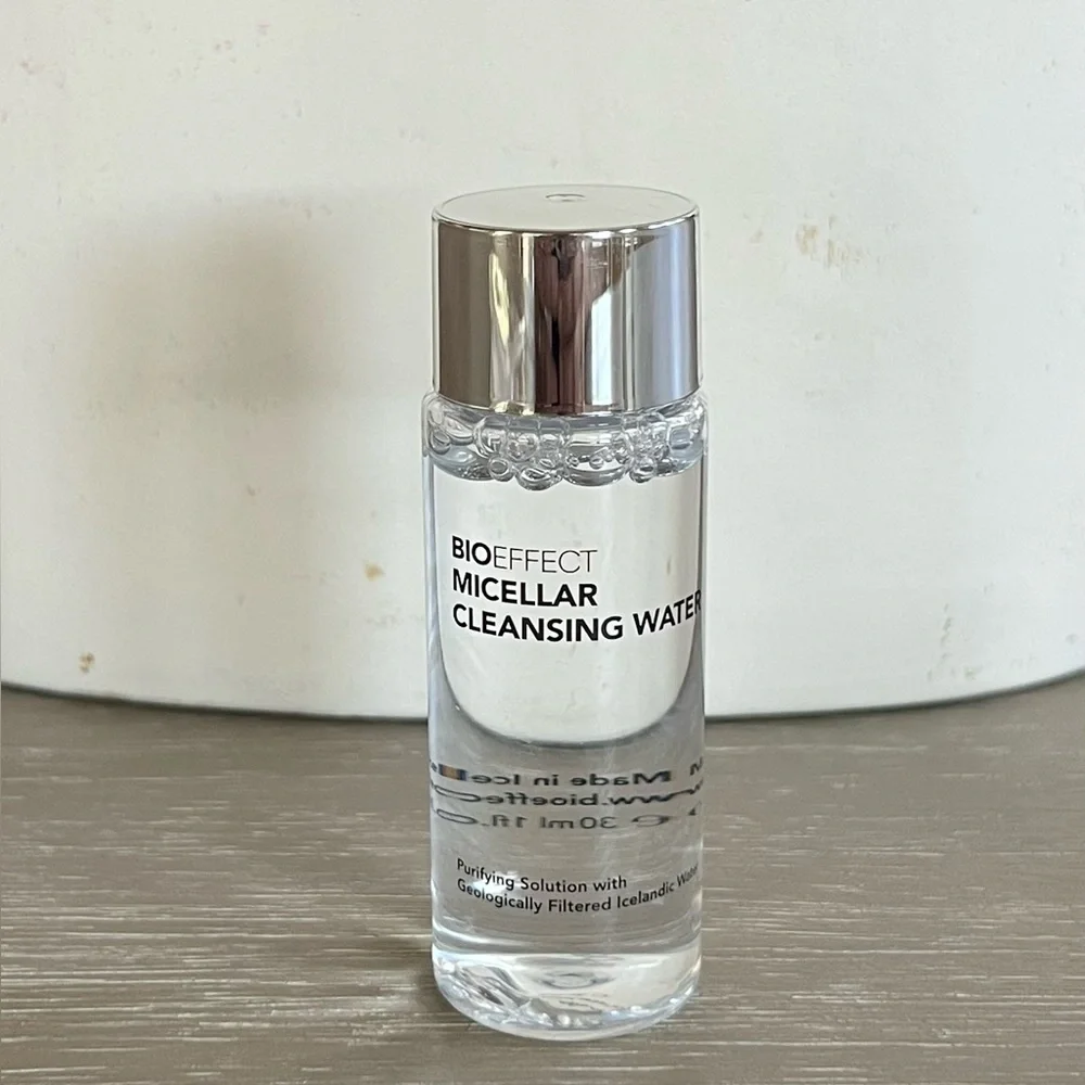 BIOEFFECT Flawless Radiance Trio Serum, Exfoliator, Cleansing Water Travel Size